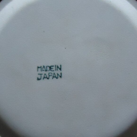 Vintage Hand painted 4 Bowls & wicker basket holders 5” Rooster Flower Japan - Picture 8 of 12